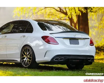 Carbonado Carbonado CFRP PS Style Trunk Spoiler for Mercedes Benz C-Class W205 2015-2021 - CF8502BKSS.TS