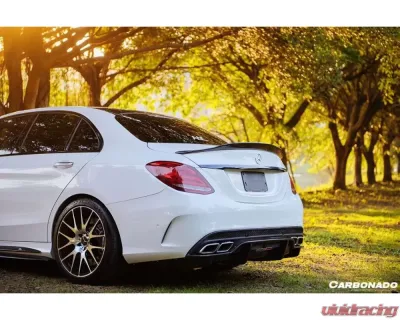 Carbonado Carbonado CFRP PS Style Trunk Spoiler for Mercedes Benz C-Class W205 2015-2021 - CF8502BKSS.TS