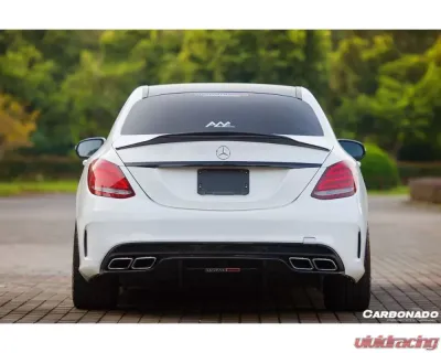 Carbonado Carbonado CFRP PS Style Trunk Spoiler for Mercedes Benz C-Class W205 2015-2021 - CF8502BKSS.TS