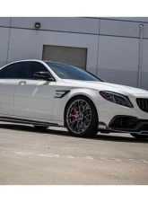 Carbonado CFRP Front Lip for Mercedes Benz C63/S AMG Sedan W205 2015-2021                                     - CF8502BRS.FL - Image 13