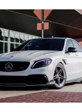 Carbonado CFRP Front Lip for Mercedes Benz C63/S AMG Sedan W205 2015-2021                                     - CF8502BRS.FL - Image 15