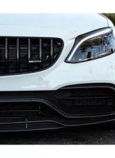 Carbonado CFRP Front Lip for Mercedes Benz C63/S AMG Sedan W205 2015-2021                                     - CF8502BRS.FL - Image 9