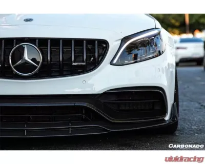 Carbonado CFRP Front Lip for Mercedes Benz C63/S AMG Sedan W205 2015-2021 - CF8502BRS.FL