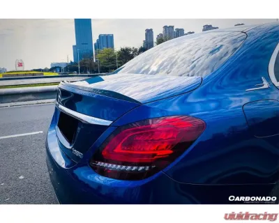 Carbonado CFRP AMG Style Trunk Spoiler Mercedes Benz C63 C-Class W205 Sedan 2015-2021 - CF8502OEM.TS