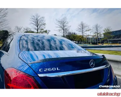 Carbonado CFRP AMG Style Trunk Spoiler Mercedes Benz C63 C-Class W205 Sedan 2015-2021 - CF8502OEM.TS