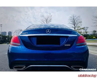 Carbonado CFRP AMG Style Trunk Spoiler Mercedes Benz C63 C-Class W205 Sedan 2015-2021 - CF8502OEM.TS