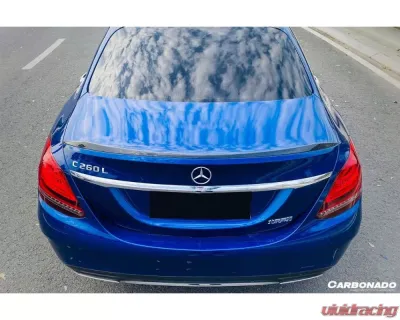 Carbonado CFRP AMG Style Trunk Spoiler Mercedes Benz C63 C-Class W205 Sedan 2015-2021 - CF8502OEM.TS