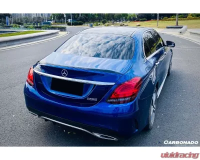 Carbonado CFRP AMG Style Trunk Spoiler Mercedes Benz C63 C-Class W205 Sedan 2015-2021 - CF8502OEM.TS
