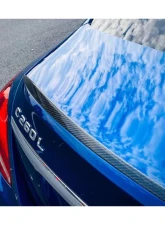 Carbonado CFRP AMG Style Trunk Spoiler Mercedes Benz C63 C-Class W205 Sedan 2015-2021                                     - CF8502OEM.TS - Image 6