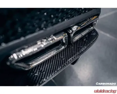 Carbonado CFRP PS Style Rear Diffuser Mercedes Benz C63 | S AMG Sedan W205 2015-2021 - CF8502PSM.RD