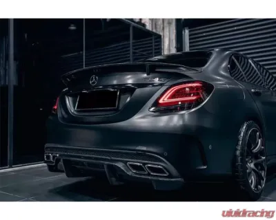 Carbonado CFRP PS Style Rear Diffuser Mercedes Benz C63 | S AMG Sedan W205 2015-2021 - CF8502PSM.RD