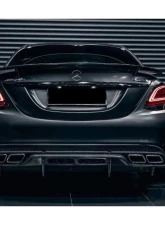 Carbonado CFRP PS Style Rear Diffuser Mercedes Benz C63 | S AMG Sedan W205 2015-2021                                     - CF8502PSM.RD - Image 16