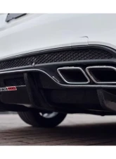 Carbonado CFRP PS Style Rear Diffuser Mercedes Benz C63 | S AMG Sedan W205 2015-2021                                     - CF8502PSM.RD - Image 6