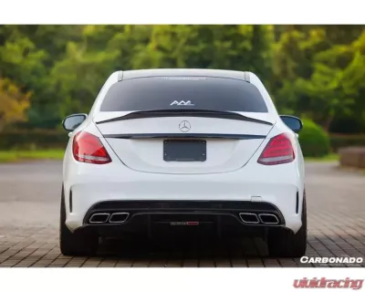 Carbonado CFRP PS Style Rear Diffuser Mercedes Benz C63 | S AMG Sedan W205 2015-2021 - CF8502PSM.RD