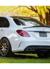 Carbonado CFRP PS Style Rear Diffuser Mercedes Benz C63 | S AMG Sedan W205 2015-2021                                     - CF8502PSM.RD - Image 8