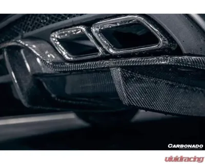 Carbonado CFRP PS Style Rear Diffuser Mercedes Benz C63 | S AMG Sedan W205 2015-2021 - CF8502PSM.RD