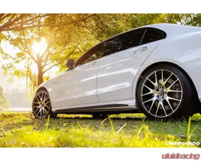 Carbonado CFRP PS Style Side Skirts Mercedes Benz C-Class W205 Sedan 2015-2021 - CF8502PSM.SS