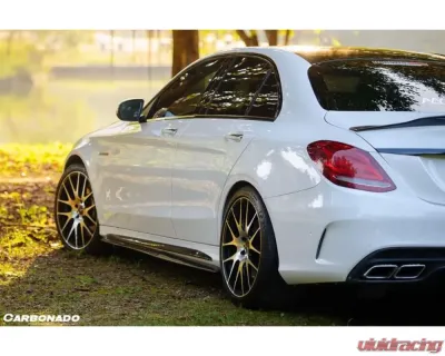 Carbonado CFRP PS Style Side Skirts Mercedes Benz C-Class W205 Sedan 2015-2021 - CF8502PSM.SS