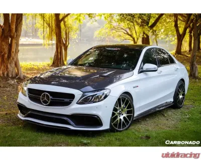 Carbonado CFRP PS Style Side Skirts Mercedes Benz C-Class W205 Sedan 2015-2021 - CF8502PSM.SS