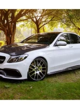 Carbonado CFRP PS Style Side Skirts Mercedes Benz C-Class W205 Sedan 2015-2021                                     - CF8502PSM.SS - Image 16