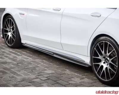 Carbonado CFRP PS Style Side Skirts Mercedes Benz C-Class W205 Sedan 2015-2021 - CF8502PSM.SS