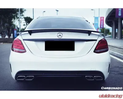 Carbonado CFRP RT-II Style Trunk Spoiler for Mercedes Benz C-Class W205 2015-2021 - CF8502RT-2.TS