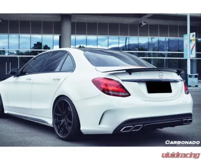 Carbonado CFRP RT-II Style Trunk Spoiler for Mercedes Benz C-Class W205 2015-2021 - CF8502RT-2.TS