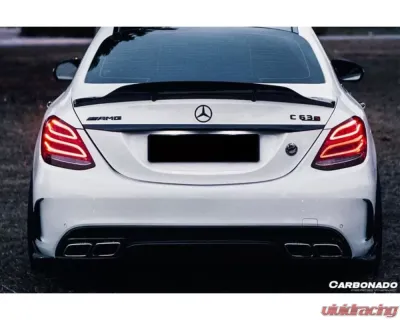 Carbonado Carbon Fiber RT Style Trunk Spoiler for Mercedes Benz C-Class W205 2015-2021 - CF8502RT.TS