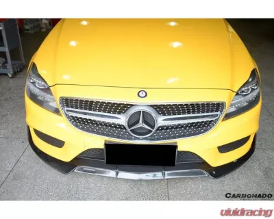 Carbonado CFRP BRS Style Front Lip for Mercedes Benz CLS Class W218 Sport 2014-2017 - CF8505BRS.FL