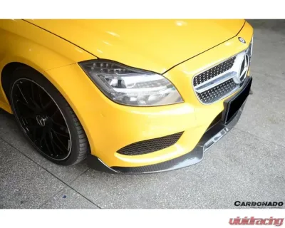 Carbonado CFRP BRS Style Front Lip for Mercedes Benz CLS Class W218 Sport 2014-2017 - CF8505BRS.FL
