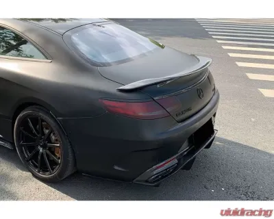 Carbonado Carbon Fiber RT Style Trunk Spoiler for Mercedes Benz S Class C217 2014-2021 - CF8506RT-TS