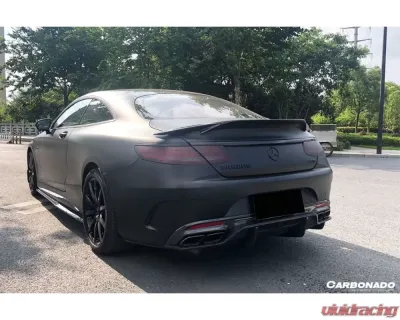 Carbonado Carbon Fiber RT Style Trunk Spoiler for Mercedes Benz S Class C217 2014-2021 - CF8506RT-TS