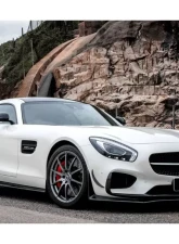 Carbonado CFRP RZS Style Front Bumper Canards Mercedes Benz AMG GT | GTS 2015-2017                                     - CF8508RZS-FCRD - Image 5