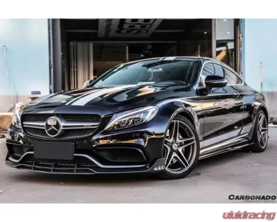 Carbonado CFRP BR Style Front Lip for Mercedes Benz C63/S AMG Coupe W205 2015-2018 - CF8509BRS.FL