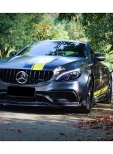 Carbonado CFRP BR Style Front Lip for Mercedes Benz C63/S AMG Coupe W205 2015-2018                                     - CF8509BRS.FL - Image 8