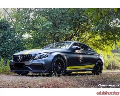 Carbonado CFRP BR Style Front Lip for Mercedes Benz C63/S AMG Coupe W205 2015-2018 - CF8509BRS.FL