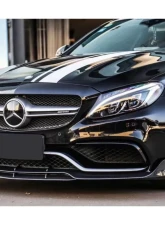 Carbonado CFRP BR Style Front Lip for Mercedes Benz C63/S AMG Coupe W205 2015-2018                                     - CF8509BRS.FL - Image 10