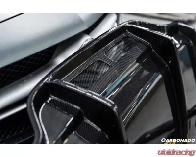 Carbonado CFRP PS Style Rear Diffuser Mercedes Benz C63 | S AMG Coupe W205 2015-2018 - CF8509PSM.RD