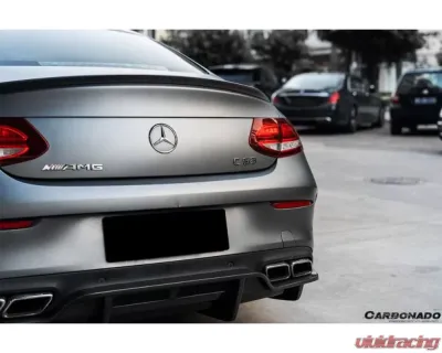 Carbonado CFRP PS Style Rear Diffuser Mercedes Benz C63 | S AMG Coupe W205 2015-2018 - CF8509PSM.RD