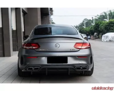 Carbonado CFRP PS Style Rear Diffuser Mercedes Benz C63 | S AMG Coupe W205 2015-2018 - CF8509PSM.RD