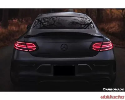 Carbonado CFRP PS Style Trunk Spoiler for Mercedes Benz C-Class W205 Coupe 2015-2021 - CF8509PSM.TS