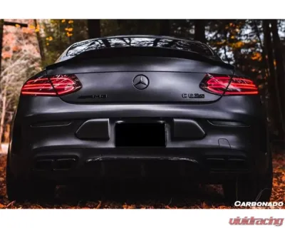 Carbonado CFRP PS Style Trunk Spoiler for Mercedes Benz C-Class W205 Coupe 2015-2021 - CF8509PSM.TS