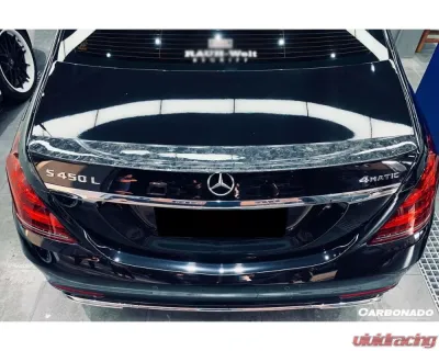 Carbonado CFRP RT Style Trunk Spoiler for Mercedes Benz S Class W222 Sedan 2014-2020 - CF8510RT-TS