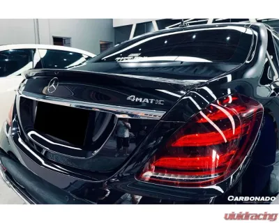 Carbonado CFRP RT Style Trunk Spoiler for Mercedes Benz S Class W222 Sedan 2014-2020 - CF8510RT-TS