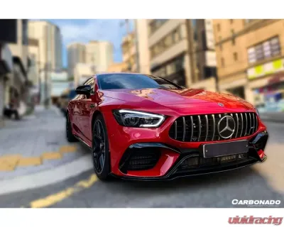 Carbonado CFRP OEM Style Front Canards Mercedes Benz AMG GT63 | S 4Door Coupe X290 2019+ - CF8512OE-FBCRD
