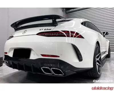 Carbonado FGCF OEM Style Rear Canards Mercedes Benz AMG GT63 | S 4Door Coupe X290 2019+ - FGCF8512OE-RBCRD