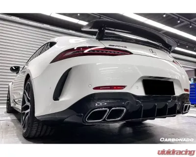 Carbonado FGCF OEM Style Rear Canards Mercedes Benz AMG GT63 | S 4Door Coupe X290 2019+ - FGCF8512OE-RBCRD