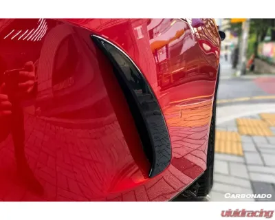 Carbonado FGCF OEM Style Rear Canards Mercedes Benz AMG GT63 | S 4Door Coupe X290 2019+ - FGCF8512OE-RBCRD