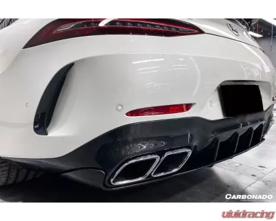 Carbonado CFRP OEM Style Rear Diffuser Mercedes Benz AMG GT63 | S 4Door Coupe X290 2019+ - CF8512OE-RD