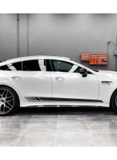 Carbonado CFRP OEM Style Side Skirts Mercedes Benz AMG GT63 | S 4Door Coupe X290 2019+                                     - CF8512OE-SS - Image 8